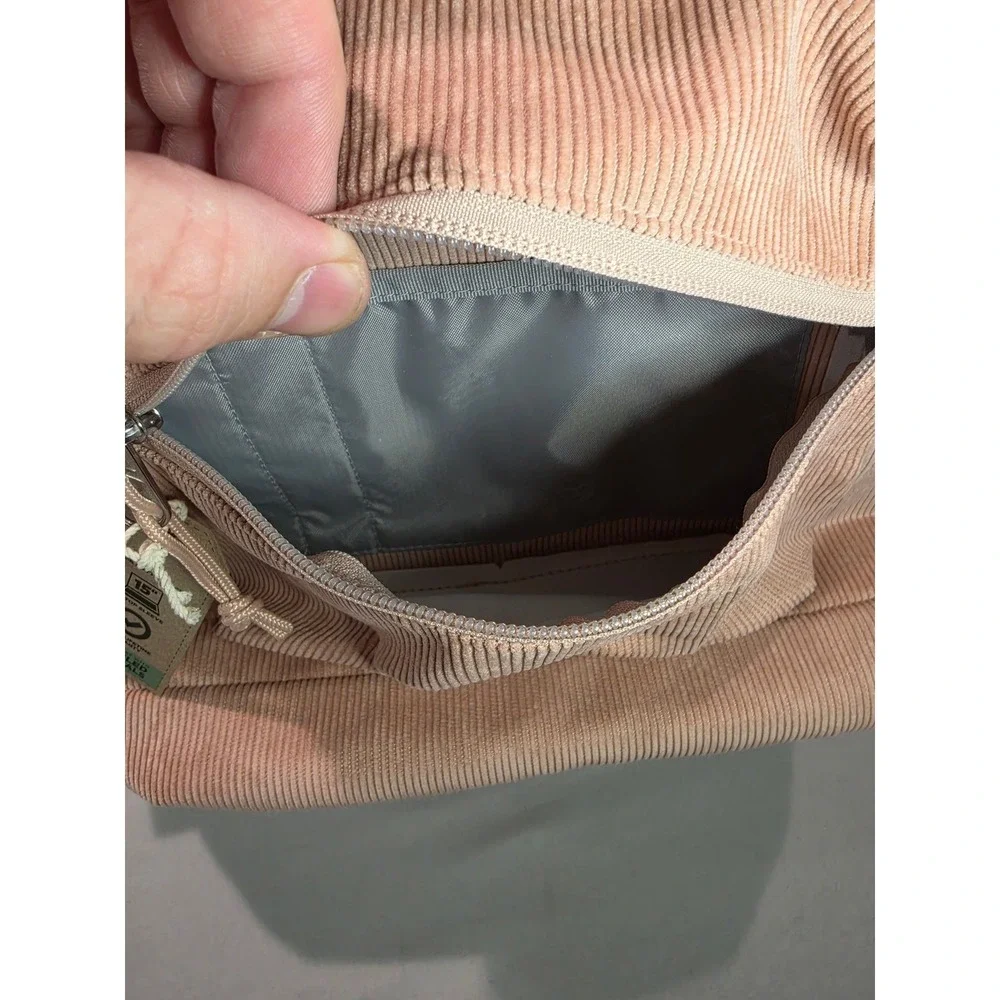 JanSport Cross Town Plus Remix Misty Rose Corduroy Backpack 15in Laptop